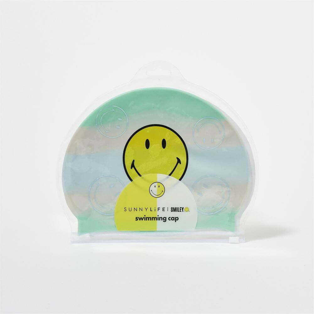 Sunnylife - Smiley Face Children's Swimming Cap