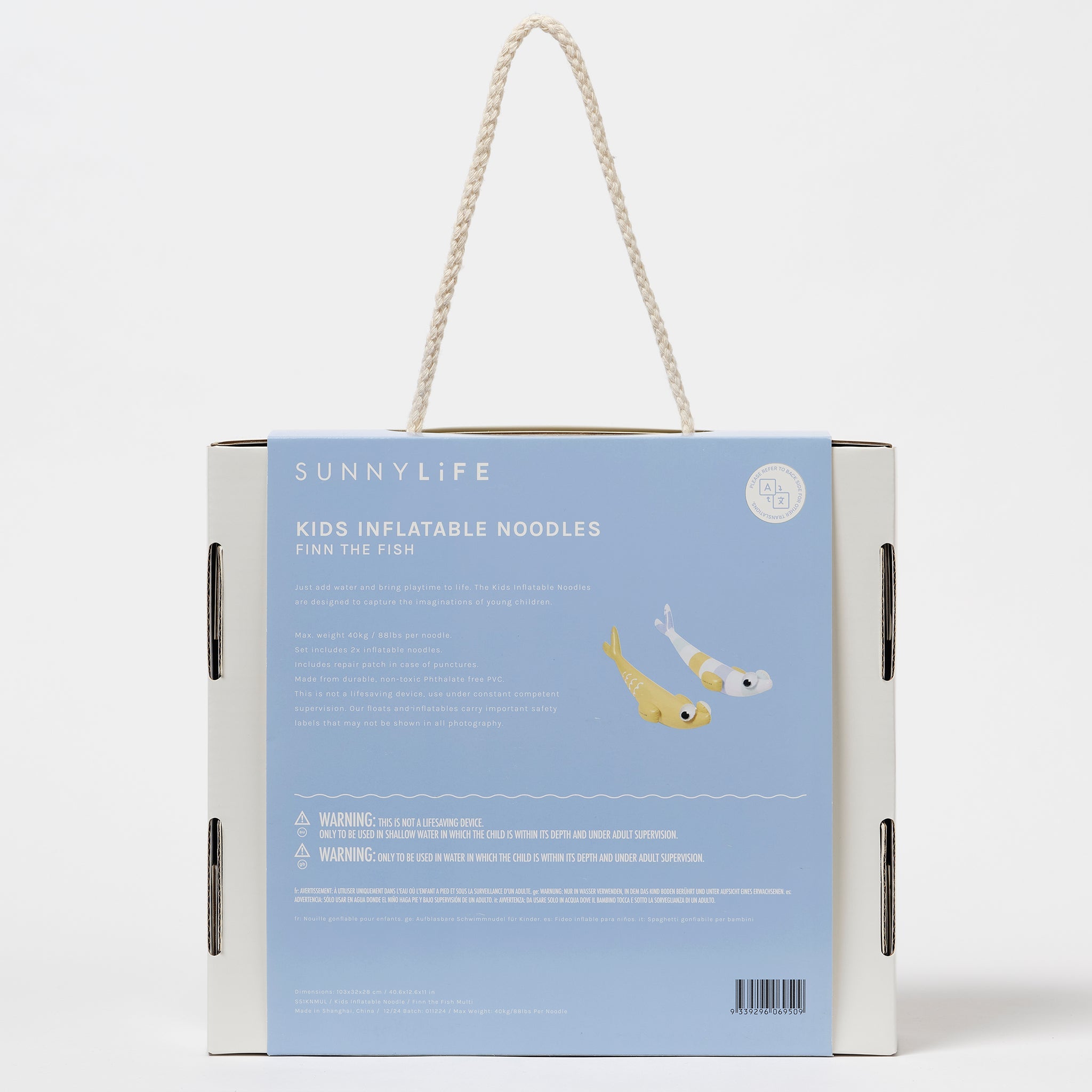 Sunnylife - Balık Finn Inflatable Sea and Pool Swimming Accessory