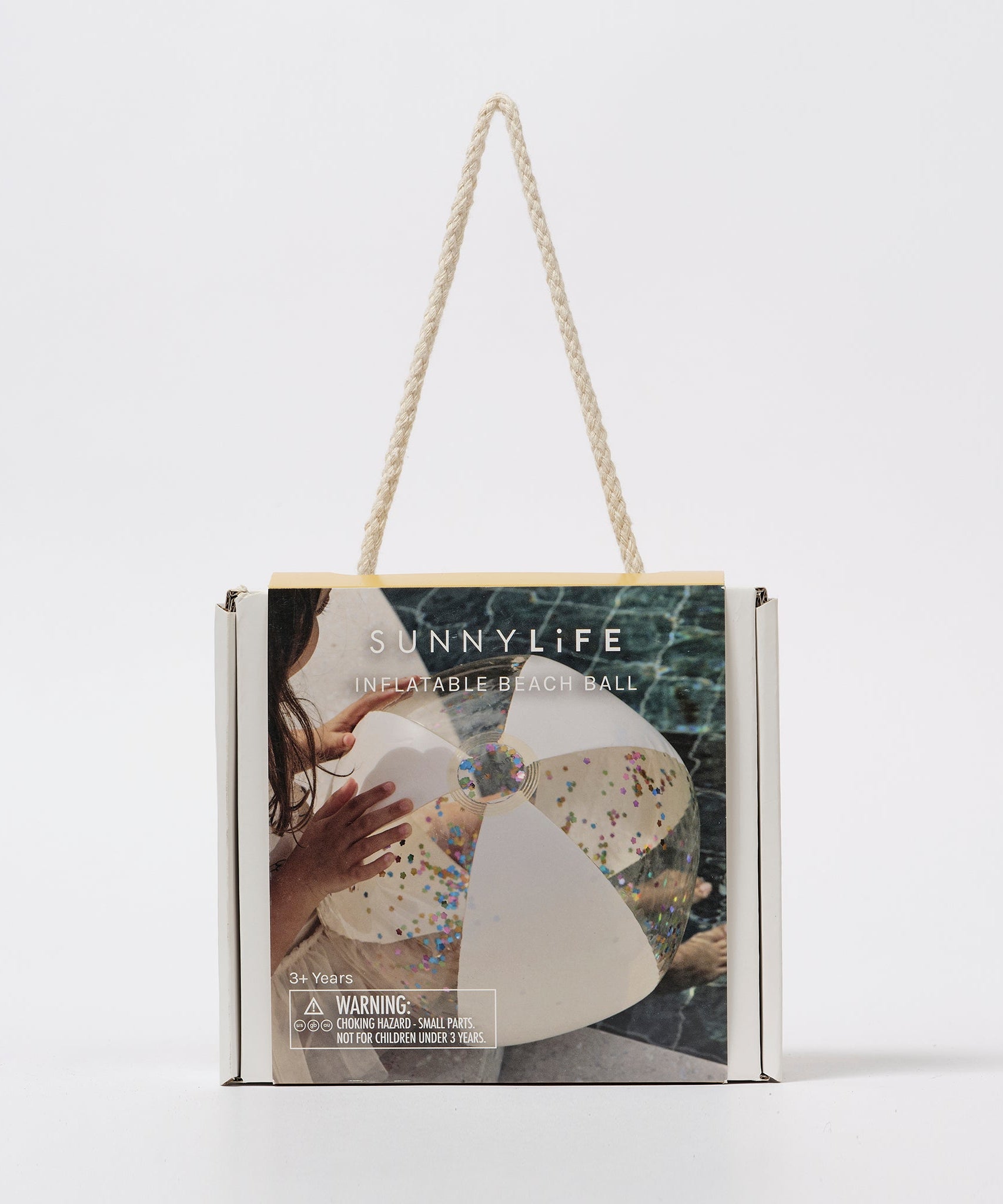 Sunnylife - Cotton Candy Inflatable Glitter Beach Ball