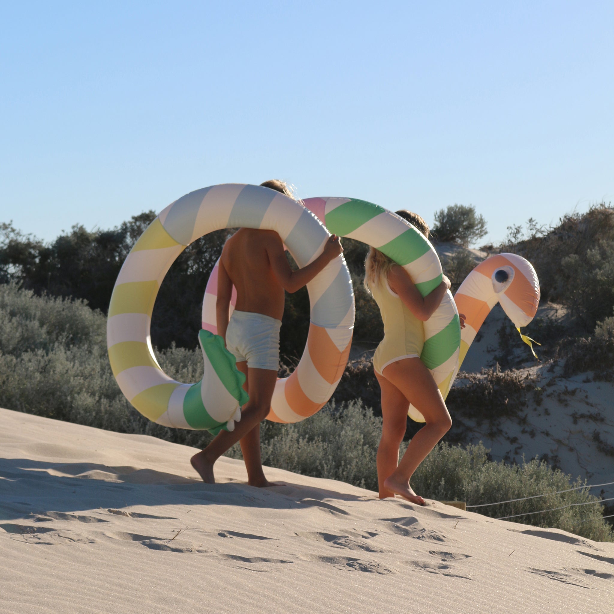 Sunnylife - Giant Snake Inflatable Pool Fun and Bed