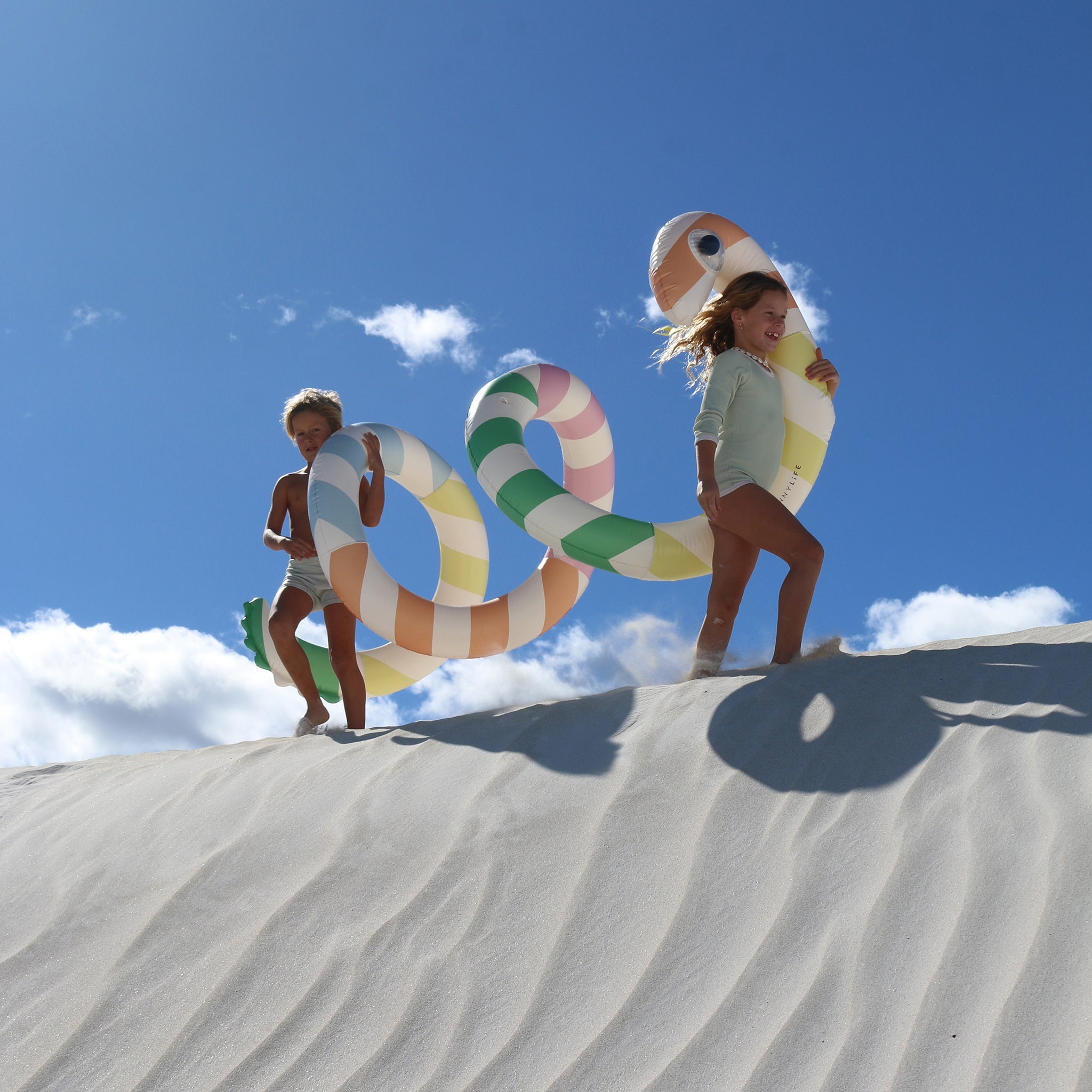 Sunnylife - Giant Snake Inflatable Pool Fun and Bed