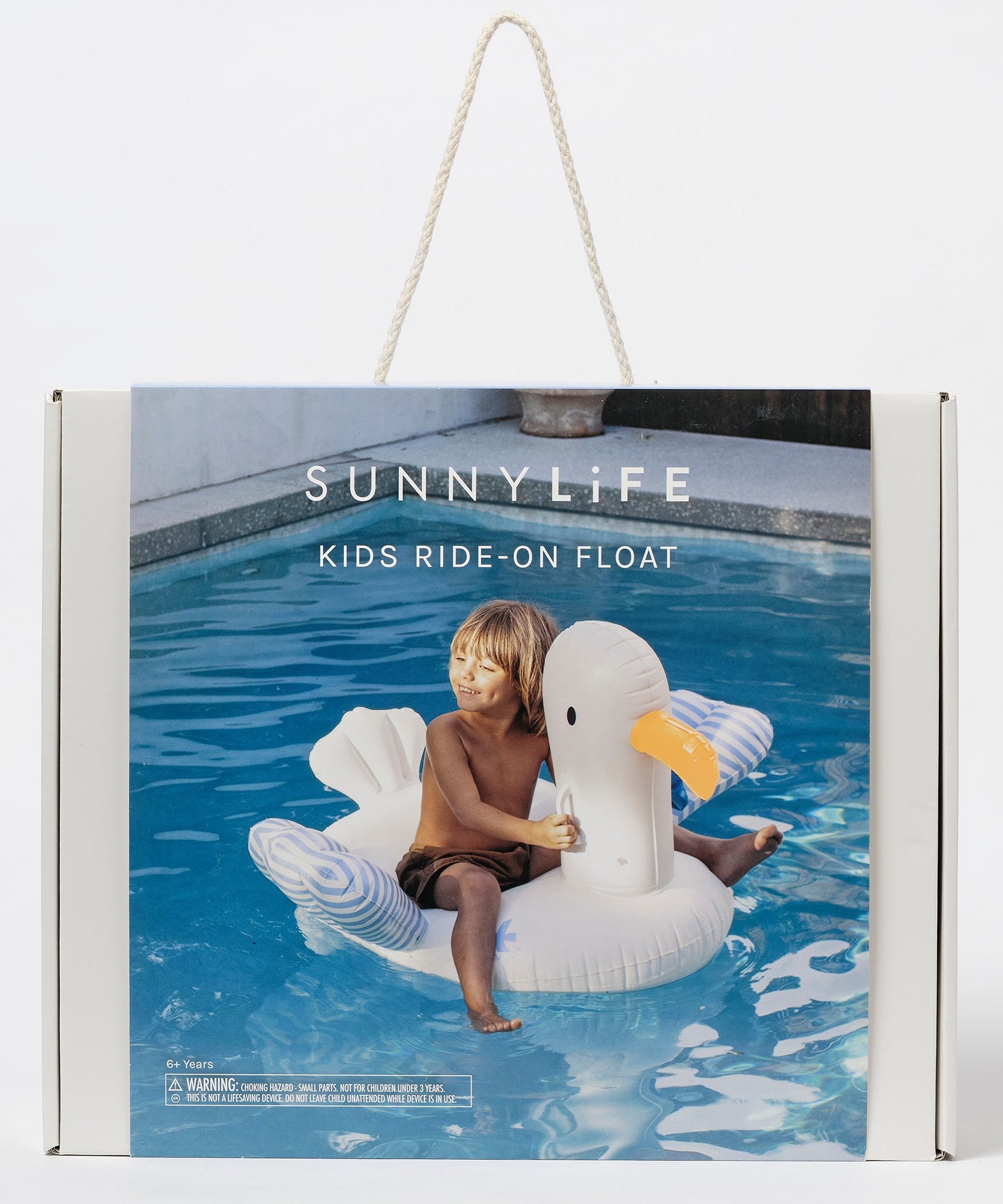 Sunnylife - Sammy Seagull Rideable Inflatable Sea and Pool Child Mattress