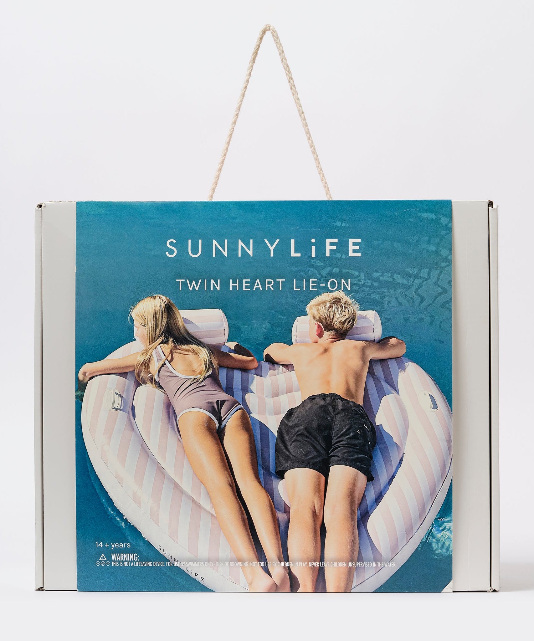 Sunnylife - Stole My Heart Double Inflatable Pool and Sea Bed