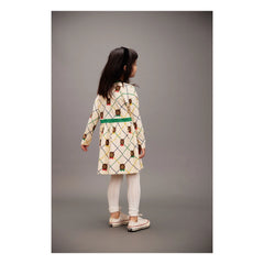 Mini Rodini - Organic Cotton Teddy Bear Dress | Off-white