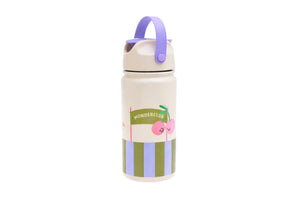 The Cotton Cloud - Cherry Pop 420ML Stainless Steel Hidden Straw Bottle