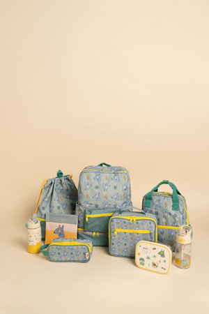 The Cotton Cloud - Funky Dogs Feeding Eyeglass School Backpack
