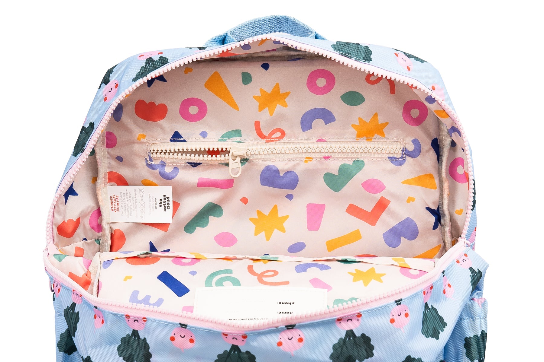 The Cotton Cloud - Funky Dogs Feeding Eyeglass School Backpack