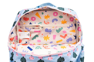 The Cotton Cloud - Funky Dogs Feeding Eyeglass School Backpack