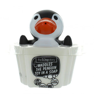 The Soap Story - Scented Children's Soap with Penguin Toys 