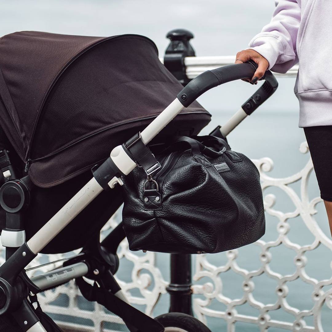 Tiba + Marl Stroller Clips - Gunmetal-Stroller Clips- | Natural Baby Shower