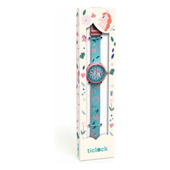 Djeco - TICLOCK - Horse Clock | Azure Blue
