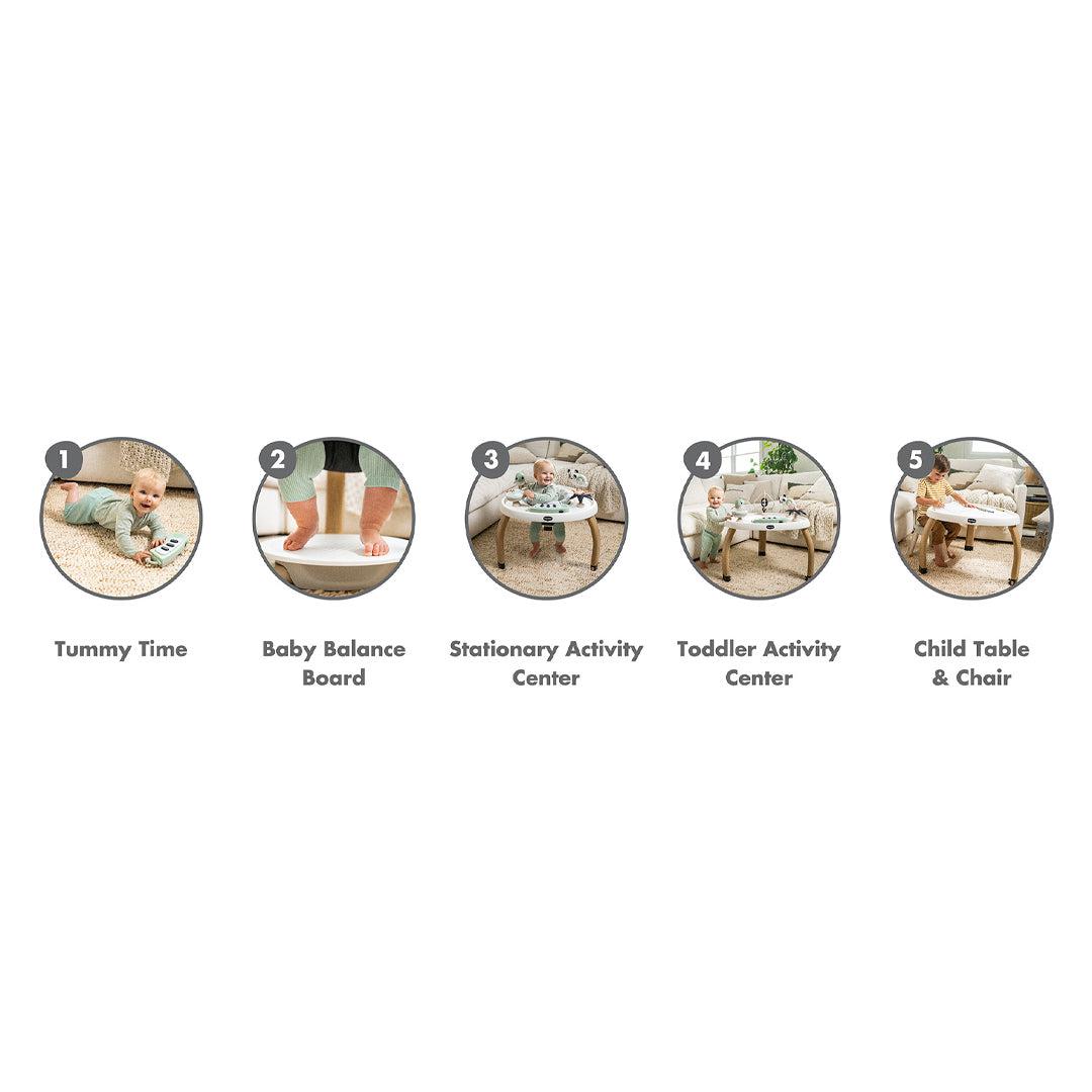 Tiny Love Stationary Activity Center - Black & White-Arts + Crafts-Black & White- | Natural Baby Shower