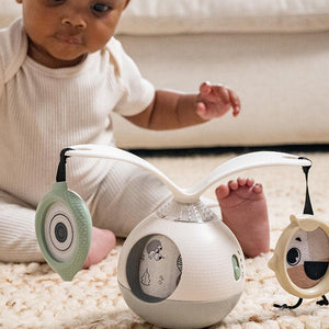 Tiny Love Tummy Time Mobile - Black & White-Baby Mobiles-Black & White- | Natural Baby Shower