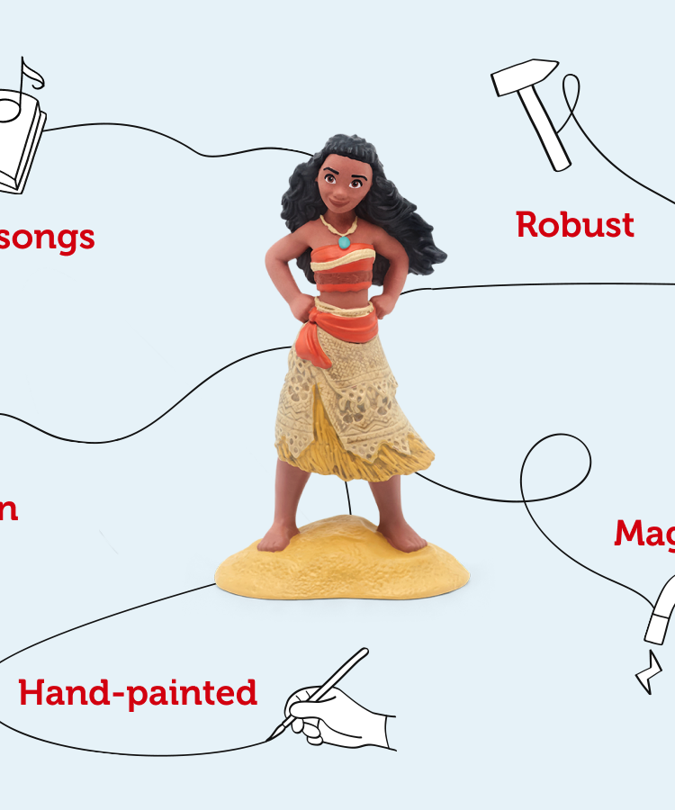 Tonies - Disney Princess Moana English Audio Figure