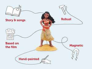 Tonies - Disney Princess Moana English Audio Play Figurine