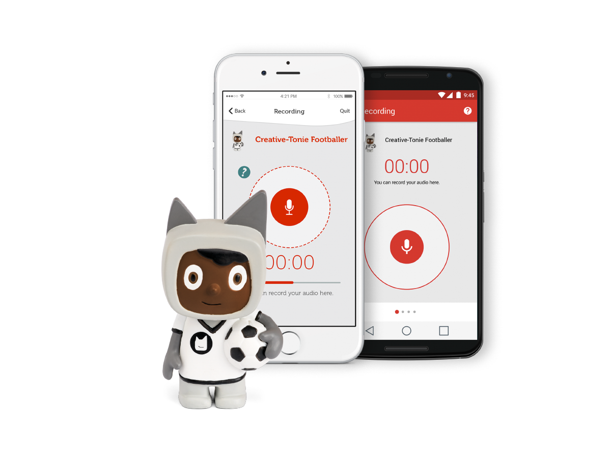 Tonies - Footballer Creative Voice Recording Figure