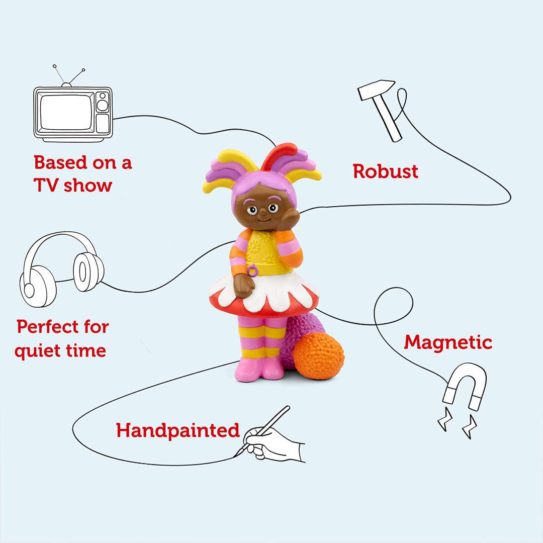 Tonies In The Night Garden - Bedtime With Upsy Daisy-Audio Player Cards + Characters- | Natural Baby Shower