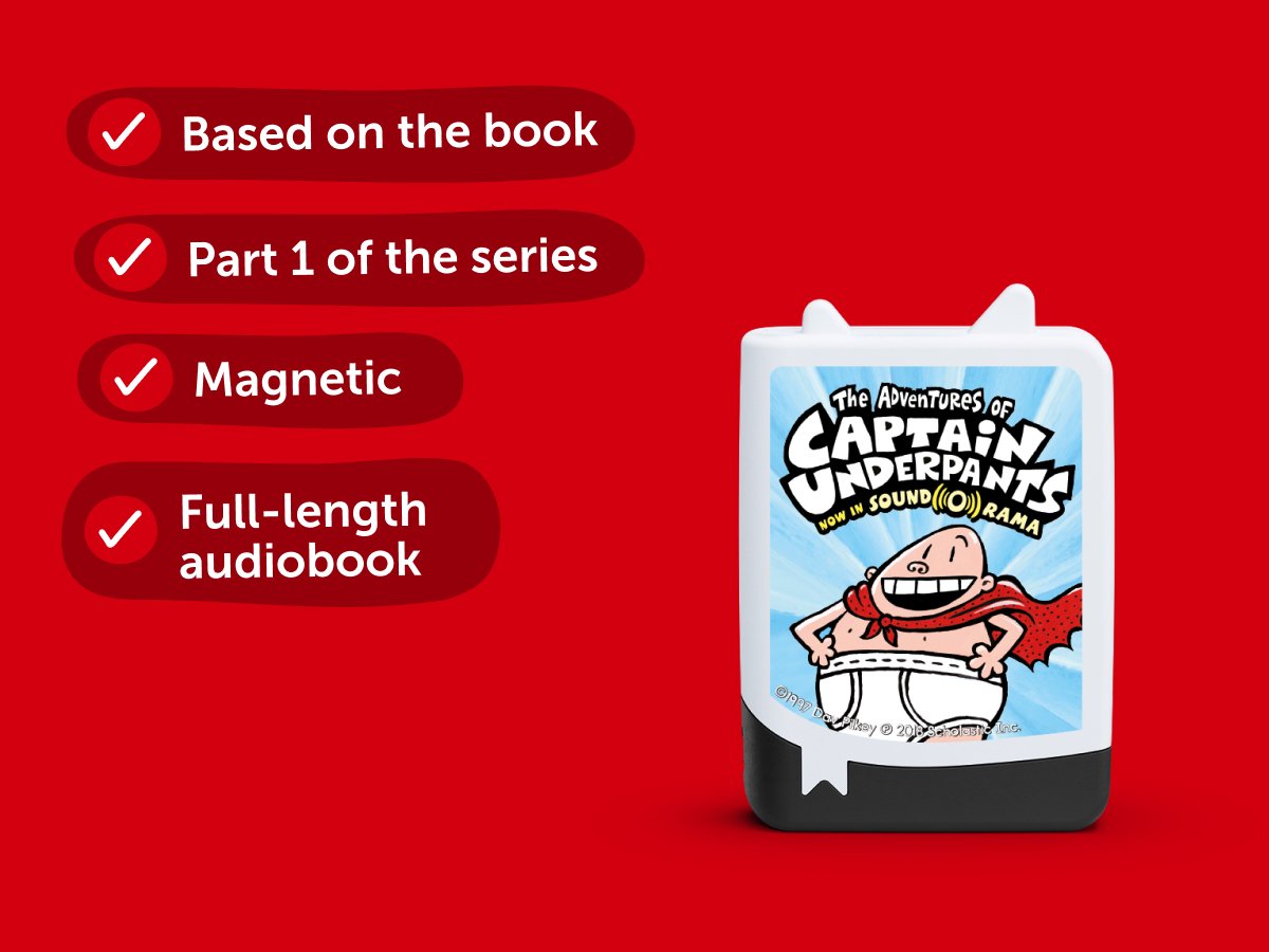 Tonies - English Dav Pilkey Captain Underpants Audio Figure