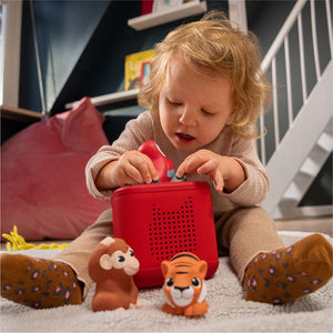 My First Tonies Jungle Set - Monkey, Tiger, Parrot-Audio Player Cards + Characters- | Natural Baby Shower