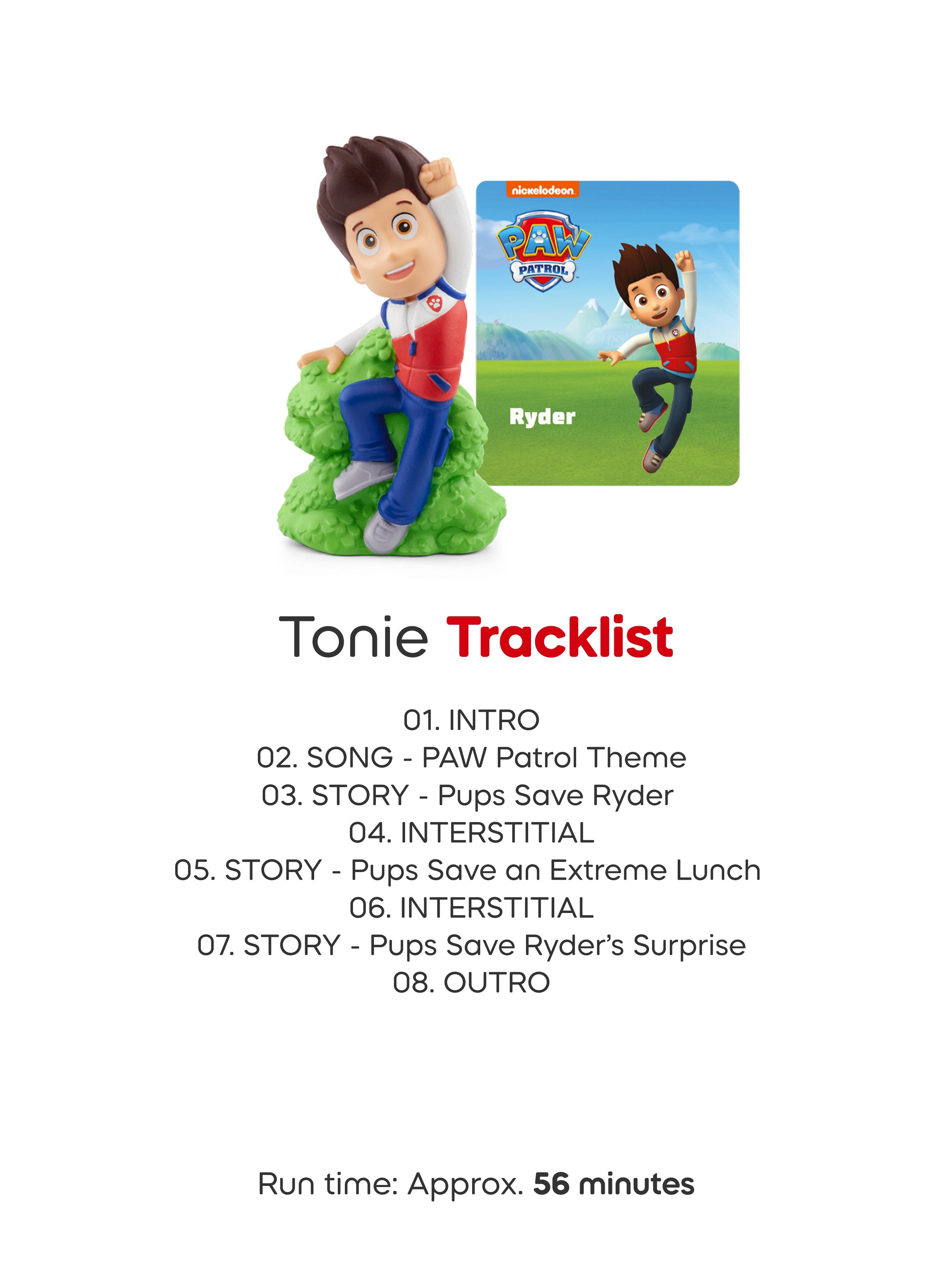 Tonies - PAW Patrol Ryder English Voice Figure