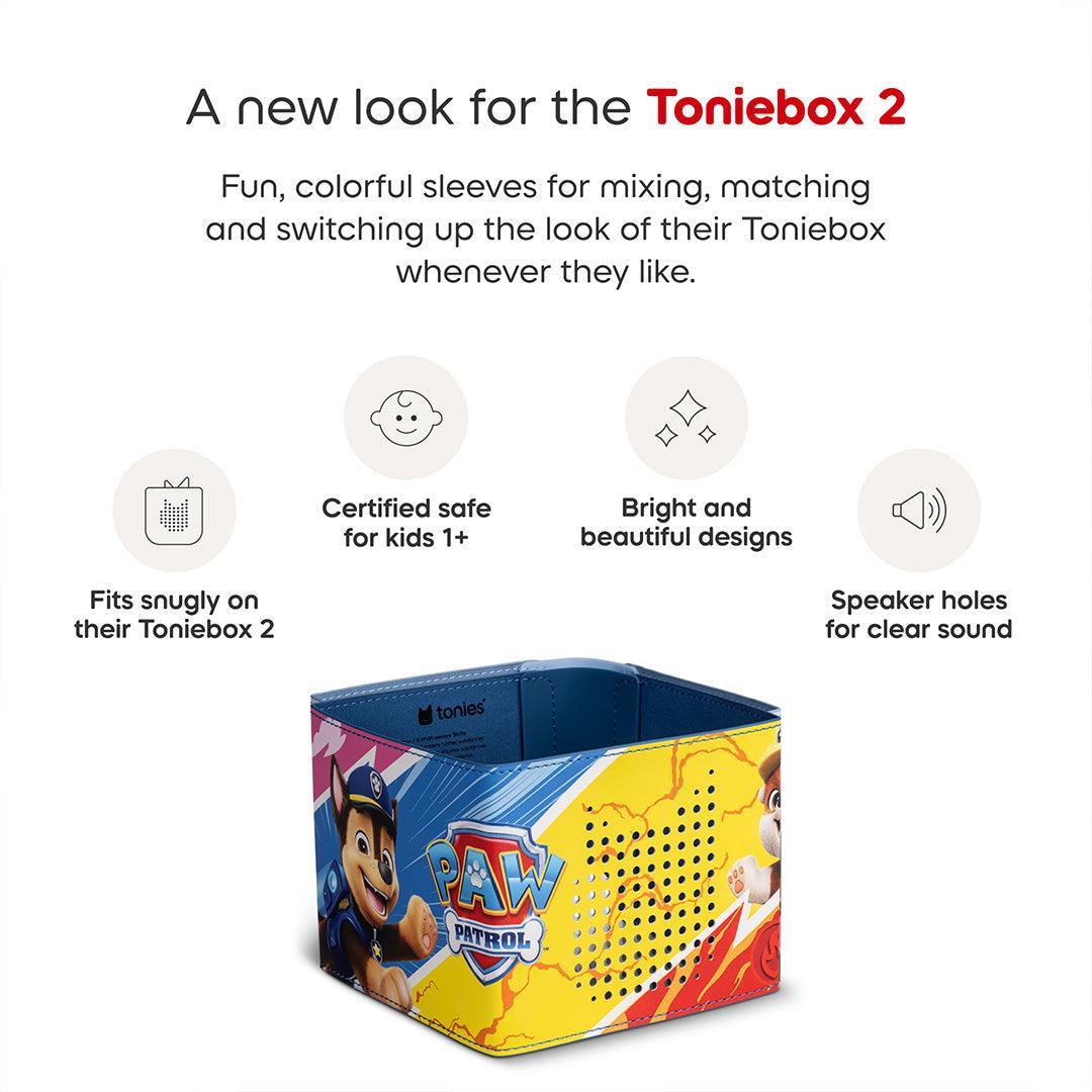 Tonies Paw Patrol Toniebox 2 Sleeve-Audio Player Accessories- | Natural Baby Shower