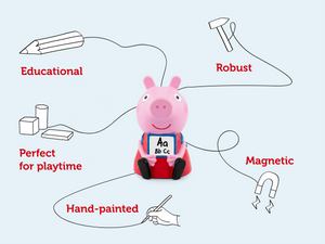 Tonies - Learn with Peppa Pig English Audio Play Figurine