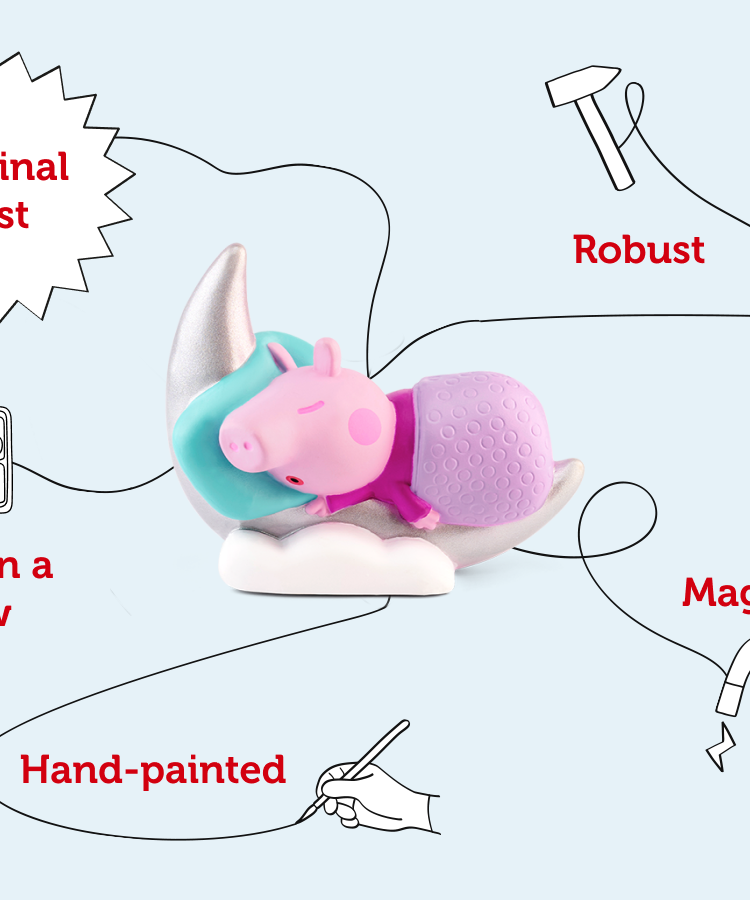 Tonies - Peppa Pig Bedtime Stories English Audio Figure