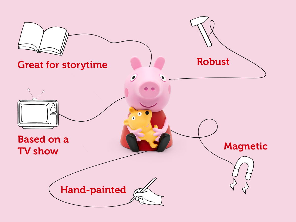 Tonies - Peppa Pig On the Road English Audio Figure