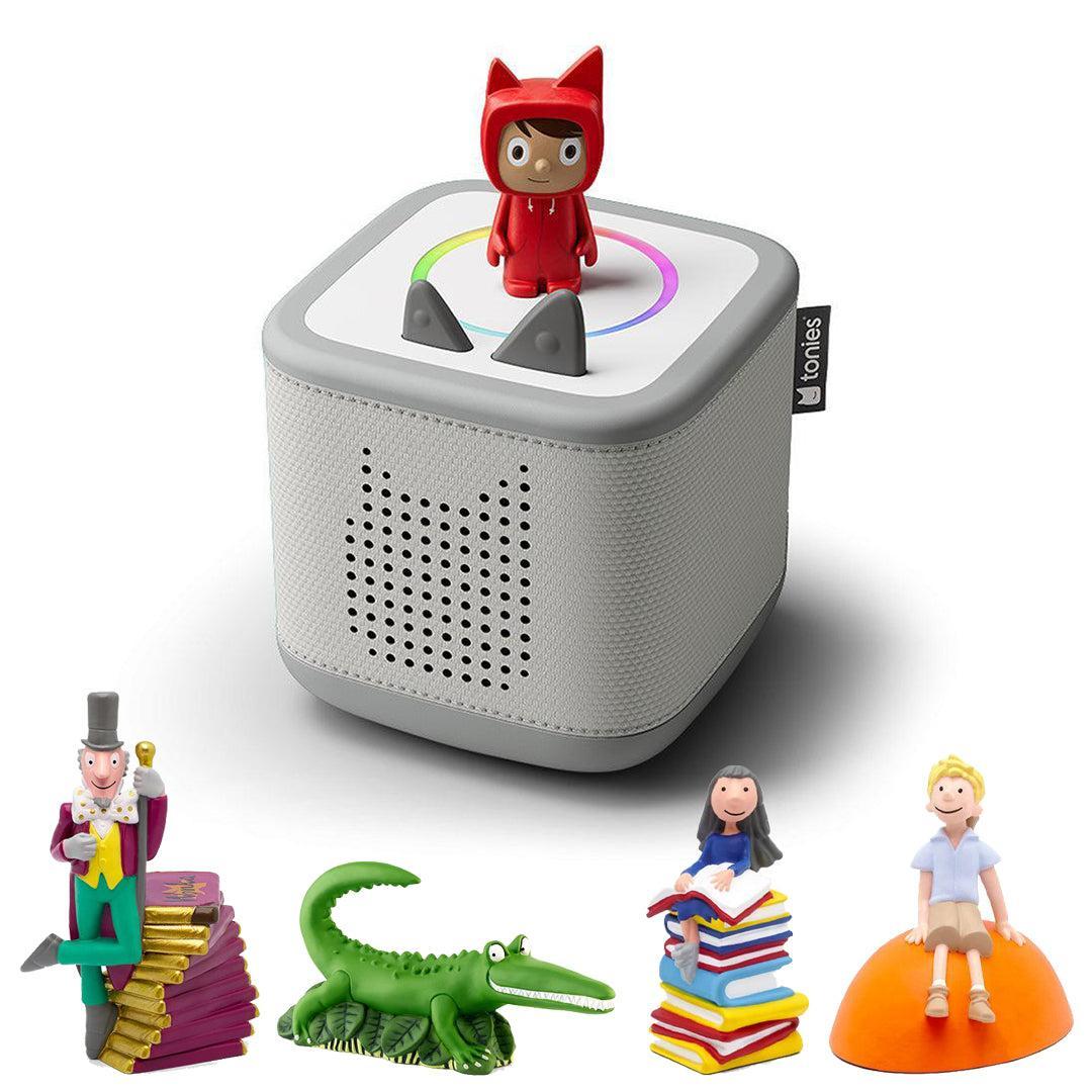 Tonies Toniebox 2 Bundle - Roald Dahl (5pc)-Audio Players-Grey- | Natural Baby Shower