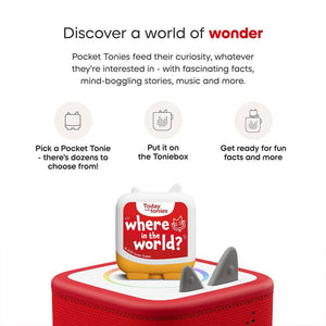 Today with Tonies: Where in the World?-Audio Player Cards + Characters- | Natural Baby Shower