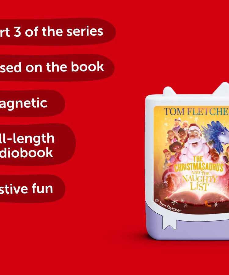 Tonies - Tom Fletcher Christmasaurus and the Naughty List Song English Audio Figure