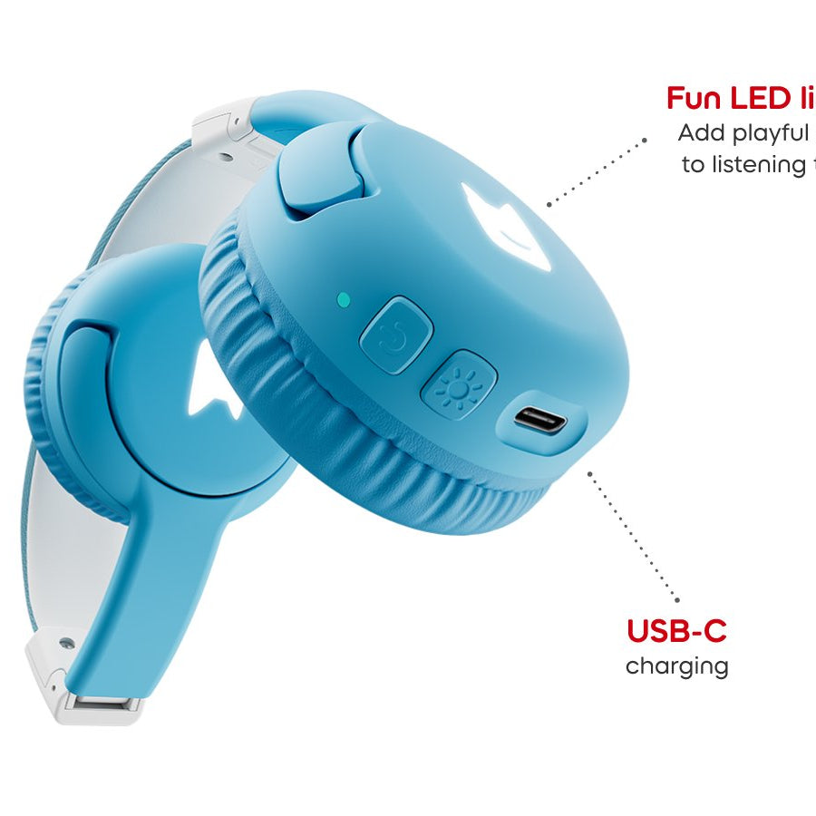 Tonies - Toniebox 2 Bluetooth Cloud Blue Foldable Kids Headphones