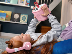 Tonies - Toniebox 2 Bluetooth Cloud Pink Foldable Kids Headphones