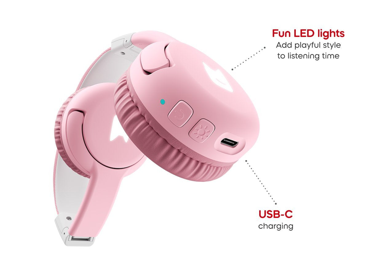 Tonies - Toniebox 2 Bluetooth Cloud Pink Foldable Children's Headphones