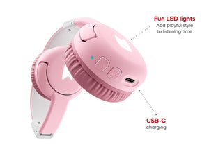Tonies - Toniebox 2 Bluetooth Cloud Pink Foldable Kids Headphones