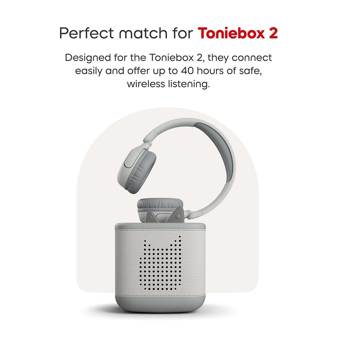 Tonies Toniebox 2 Bluetooth Headphones - Grey-Audio Player Accessories-Grey- | Natural Baby Shower