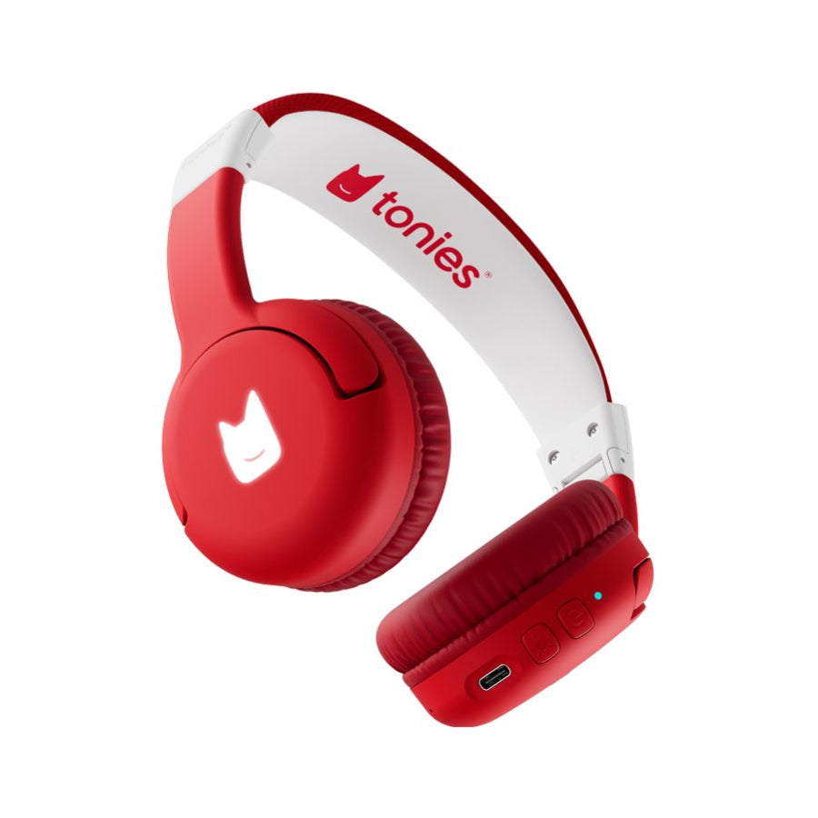 Tonies - Toniebox 2 Bluetooth Red Foldable Kids Headphones