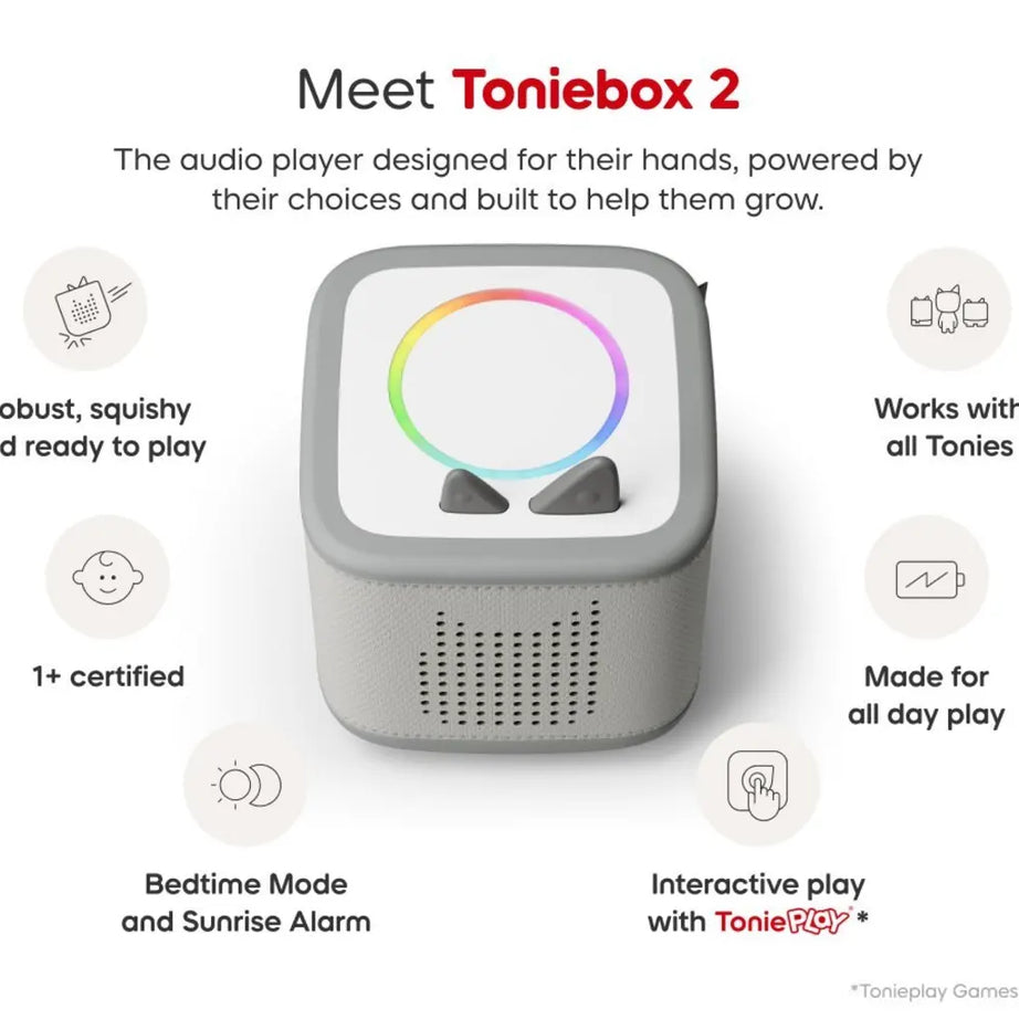 Tonies - Toniebox 2 Cloud Blue Starter Set Box