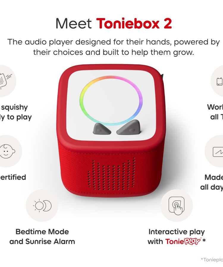 Tonies - Toniebox 2 Red Starter Set Box
