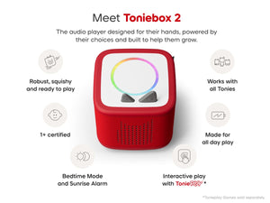 Tonies - Toniebox 2 Red Starter Set Box