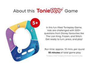 Tonies - Tonieplay Disney Quiz Kingdom English Toniebox 2 Games