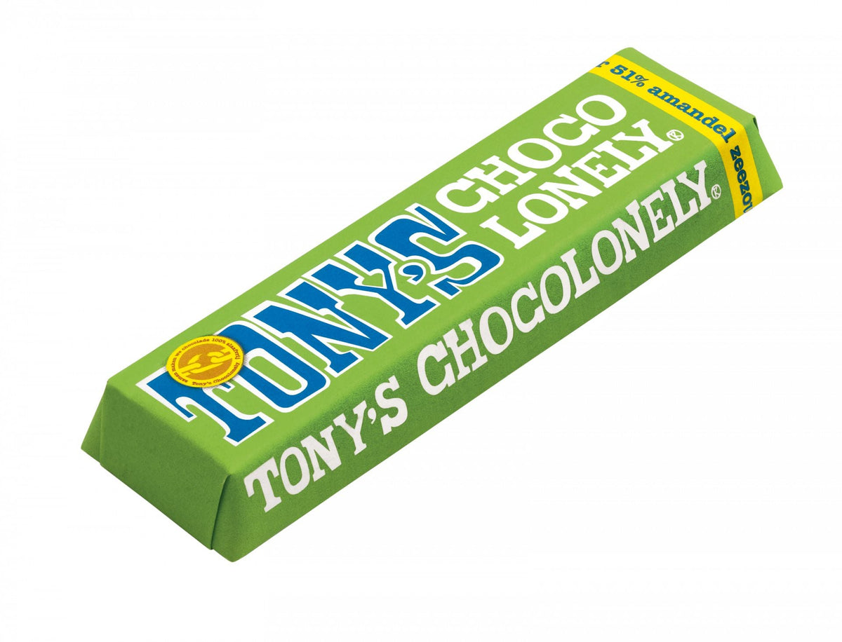 Tonys Chocolonely - Milk Almond Chocolate Bar 47G 