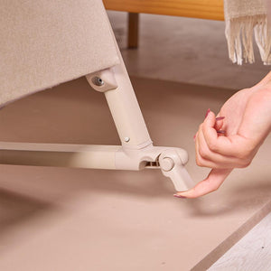 Tutti Bambini Cozee Air 2 Bedside Crib - Soft Walnut / Cocoa-Cribs-Soft Walnut / Cocoa- | Natural Baby Shower