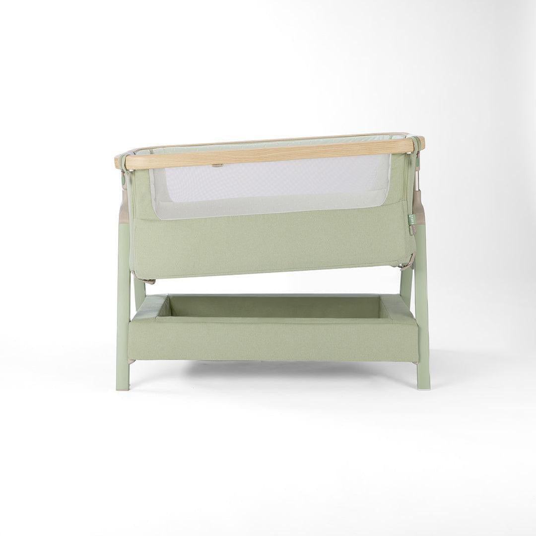 Tutti Bambini Cozee Air 2 Bedside Crib - Drifted Oak / Eucalyptus-Cribs-Drifted Oak / Eucalyptus- | Natural Baby Shower