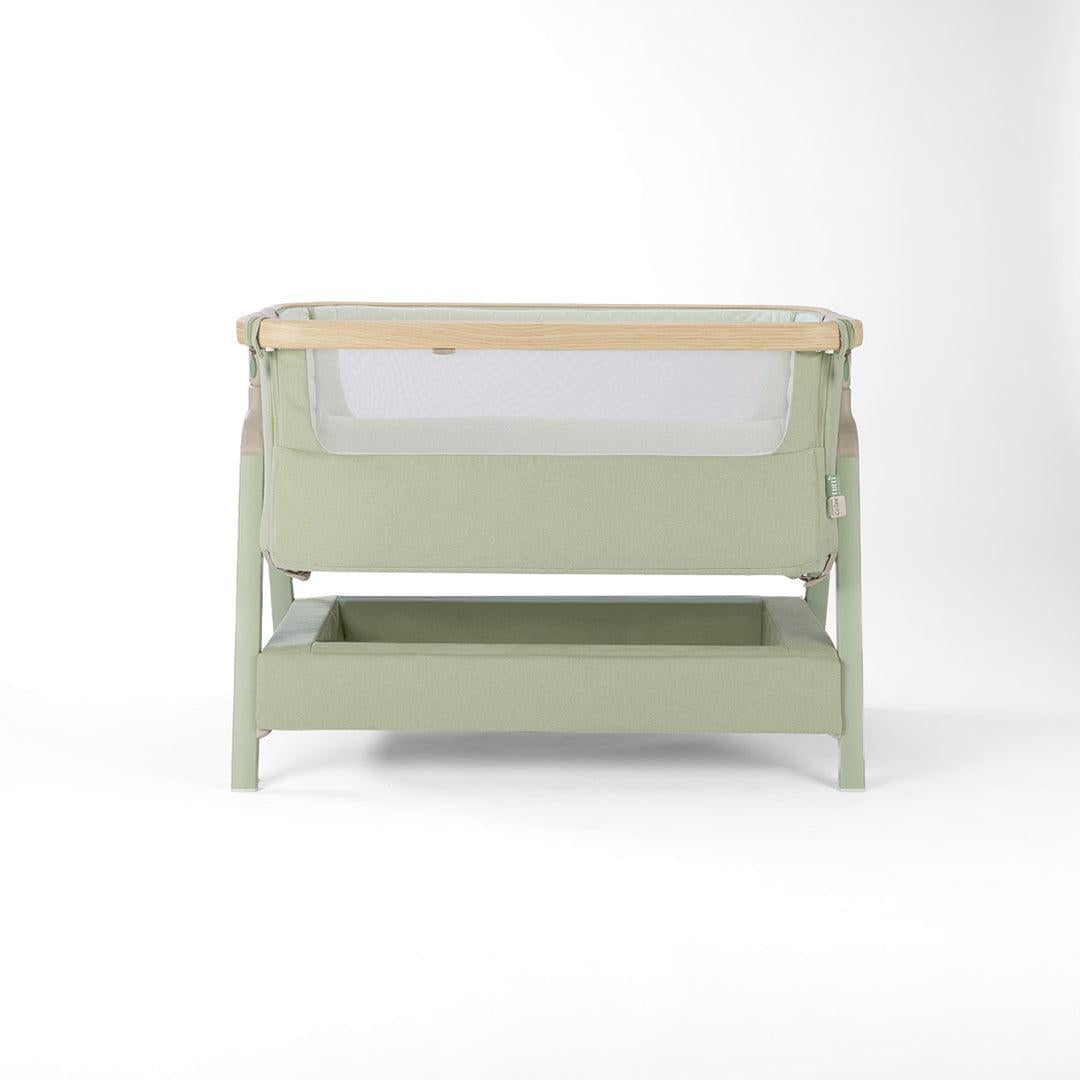 Tutti Bambini Cozee Air 2 Bedside Crib - Drifted Oak / Eucalyptus-Cribs-Drifted Oak / Eucalyptus- | Natural Baby Shower
