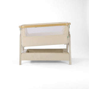 Tutti Bambini Cozee Air 2 Bedside Crib - Toasted Oak / Sand-Cribs-Toasted Oak / Sand- | Natural Baby Shower