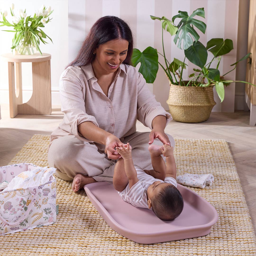 Tutti Bambini Cushi Mini Changing Mat - Petal-Changing Mats-Petal- | Natural Baby Shower
