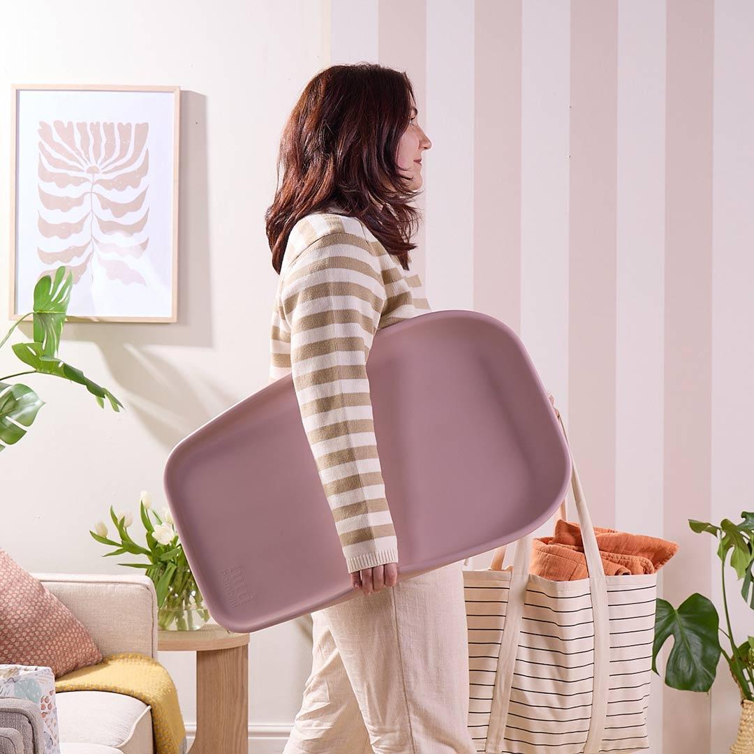 Tutti Bambini Cushi Mini Changing Mat - Petal-Changing Mats-Petal- | Natural Baby Shower