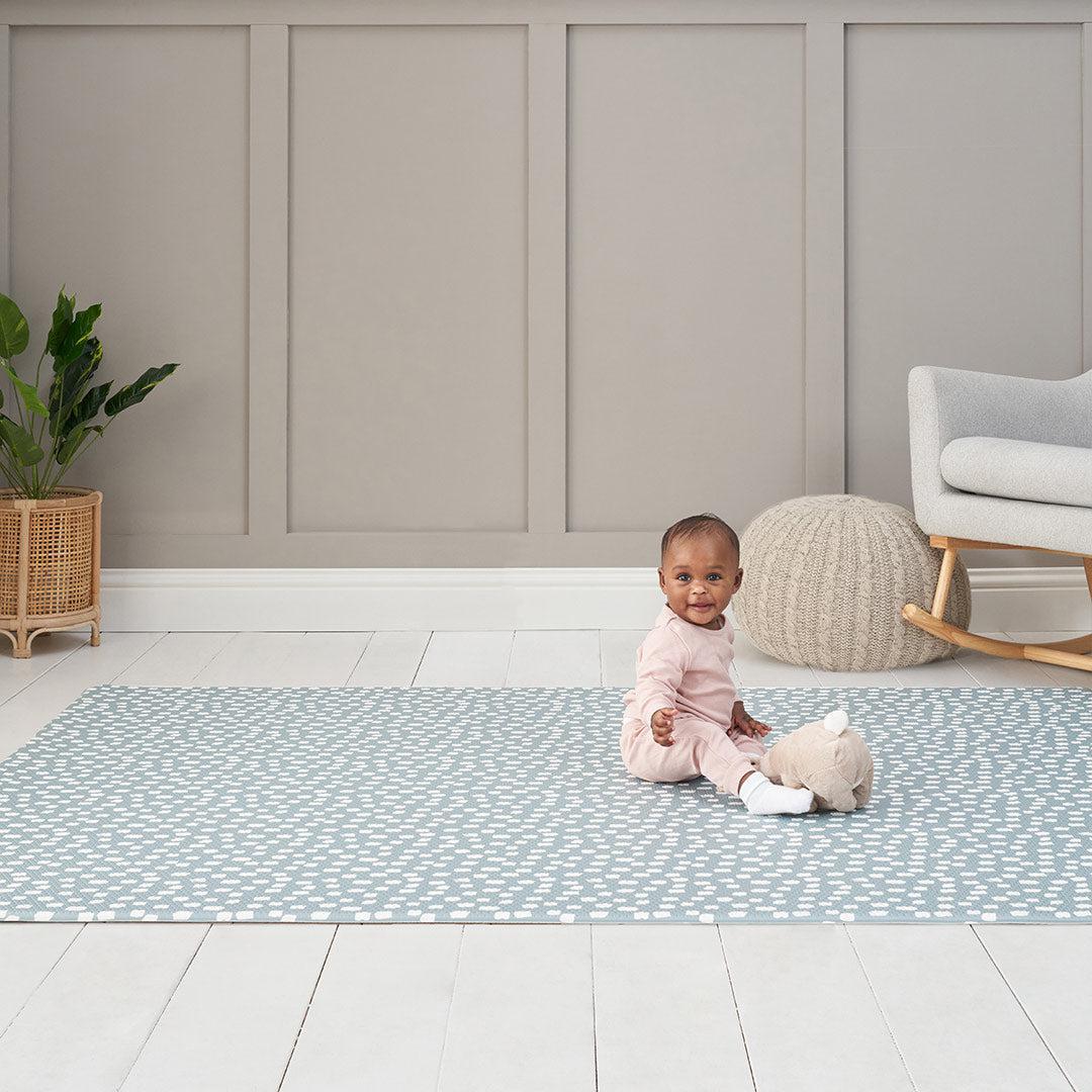 Tutti Bambini Luxury Padded XL Reversible Playmat - Cathedral & Dash-Play Mats-Cathedral & Dash-(200 x 140 cm) | Natural Baby Shower