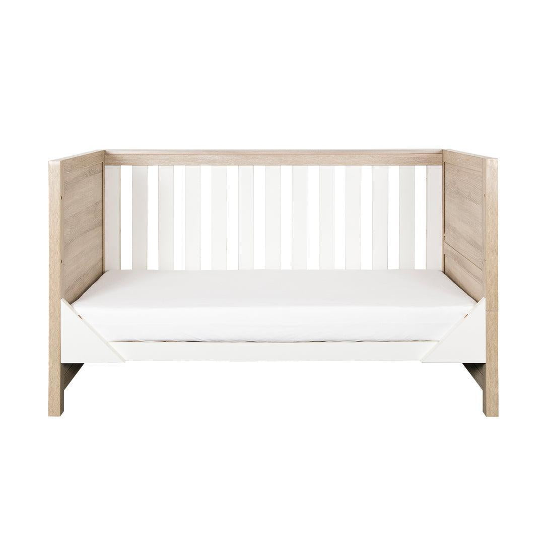 Tutti Bambini Modena 3 in 1 Cot Bed - White/Oak-Cot Beds-White/Oak-Without Mattress | Natural Baby Shower